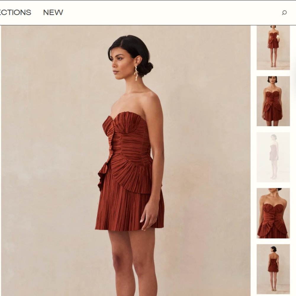 CULT GAIA CHARLIQUE DRESS SIZE 0 - Picture 2 of 4